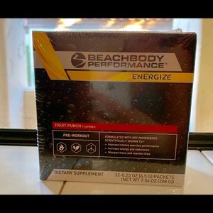 Beach Body Energize Pre Workout Packets NEW